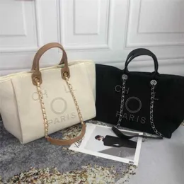 Luxury Women's Fashion Hand Bags Canvas Beach Bag Tote Handbags Classic Female Large Capacity Small Chain Packs Big Crossbody Handbag PBAZ Factory Online 70% sale