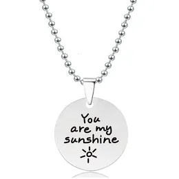 Pendant Necklaces TN1 Customized Womens Stainless Steel Necklace Multiple Thick Chain 230825