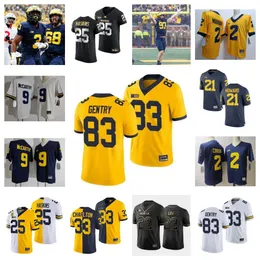 Maglia da calcio Michigan Wolverines 72 Tristan Bounds 88 Matthew Hibner 78 Kenneth Grant 4 Jayden Denegal 12 Semaj Morgan 3 Moore 10 Alex Orji 83 Zack Marshall