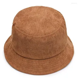 Berets Autumn And Winter Korean Version Fisherman's Hat Reputation King Recommends Corduroy Beret Decorative Hats For Men Women S