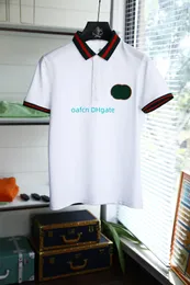 Designer masculino camiseta feminina casual camiseta de luxo camisa polo g carta impressão superior moda manga curta tamanho M-3XL