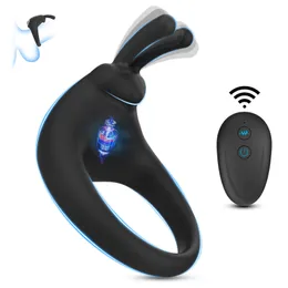 Cockrings män penis fördröjning utlösning vibrator ring kvinnlig klitoris stimulator g spot prostata massager par sex leksaker 230824