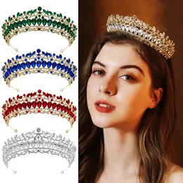 Headbands Luxury handmade crystal Crown Wedding tiara Bridal Hair Tiara Party birthday wedding Gift 230825