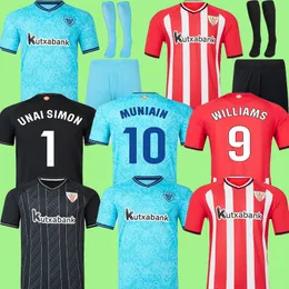 23 24 Club Bilbao Soccer Jerseys Berenguer 2023 Muniain Athletic Williams Football Shirt Raul Garcia Villalibre Camiseta Fancet Third Gk Unai Simon