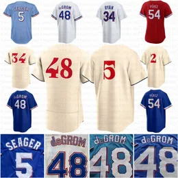 5 Corey Seager 48 Jacob DeGrom Custom Baseball Jerseys Nolan Ryan Marcus Semien 2023 City Connect Josh Smith Adolis Garcia Kole Calhoun Jon Gray Hamilton Martin Perez