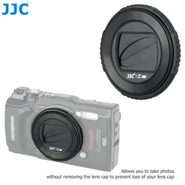 Camera LCD Hoods JJC LB T01 Auto Lens Cap -täcktillbehör för Olympus TG6 TG5 TG4 TG3 TG2 TG1 TG 6 TG 5 TG 4 TG 3 TG 2 TG 1 SVART 230825