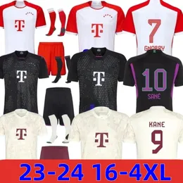 23 24 KANE BAYERNS MUNICH soccer jerseys GORETZKA GNABRY BAYERNS camisa de futebol men kids kits HERNANDEZ 2023 2024 DAVIES KIMMICH MULLER fans player uniform