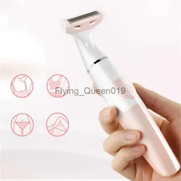 Portátil elétrico corpo depilação meninas barbeador área privada pubic clipper perna senhora depilador feminino linha de biquíni aparador de corte de cabelo hkd230825