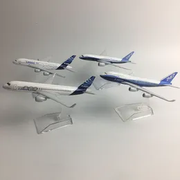 Aircraft Modle Jason Tutu Oryginalny model A380 Airbus Boeing 747 Airplane Aircraft Diecast Model Metal 1 400 Zabawek Kolekcja prezentów 230825