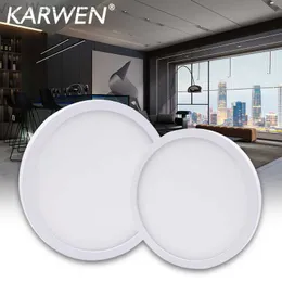 lampada LED Circular Panel Light 6W 9W 13W 18W 24W Surface Mounted led ceiling light AC 85-265V led lamp for Home Decoration HKD230824