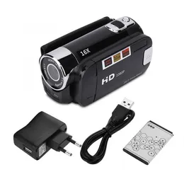 Camcorders فيديو كاميرا الفيديو 720p كامل HD 16MP DV كاميرا الفيديو الرقمية كاميرا التناوب 270 درجة 16x ليلة التصغير 230824