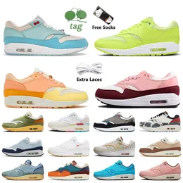 Women Mens Running Shoes Puerto Rico Blue Gale Barely Volt Orange Frost Protection Pack Metal Charms Dirty Denim Patta Waves Sports Trainers Athletic Sneakers 36-47