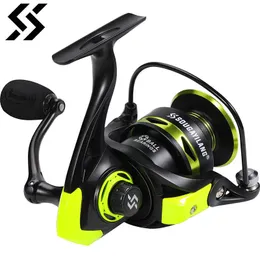 Fly Fishing Reels2 Sougayilang 10004000 Spinning Reel 52 1 High Speed Aluminum Alloy Spool Max Drag 10kg Bass Carp Tackle 230825