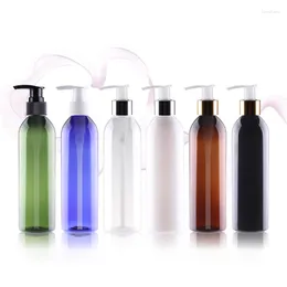 Storage Bottles 250ML X 24 Empty Shampoo Container With Dispenser Lotion Pump Liquid Soap Plastic Bottle For Washing Shower Gel Body