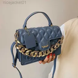 23SS Designer Channel Borsa da donna Nuova borsa piccola Borsa da donna Net Fahion Versione coreana Borsa a catena Lettera Messenger Portafoglio a tracolla Borsa rotonda Blu