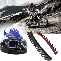 Caschi da moto Adesivo universale per casco modificato Accessori personalizzati per decalcomanie con corna di cresta di gallo