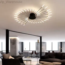 Lampada da soffitto a forma di fuochi d'artificio Nuova luce da corridoio a LED per sala studio Camera da letto Foyer Cucina Illuminazione interna Villa Appartamento Lampadario HKD230825