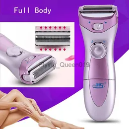 Kvinnors epilator hårborttagningsverktyg smärtfri ansiktselektrisk rakapparat trimmer bikini rakkniv hårklippmaskin vattentät hkd230825