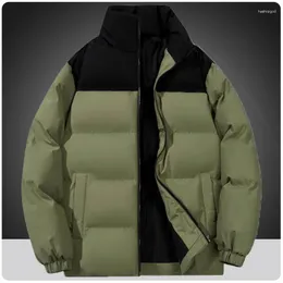 Jaquetas masculinas Jaqueta militar do exército casual à prova de vento Bomber Full Zip Windbreaker Parkas Casacos acolchoados de inverno quente