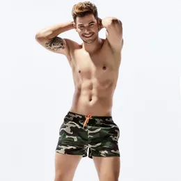 ملابس السباحة 2018 Summerwear Men Swimsuit Sunga Hot Boy Swim Suits Camo Shorts Swimming Swimming Surf Mayo Sungas de Praia Homens