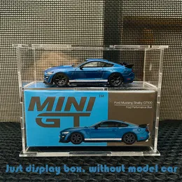 Diecast Model 164 Acrylic Display Case fit for Mini Size MiniGT Tomica wheels Assembled Dust Proof Box Cabinet Toy Vehicles 230825