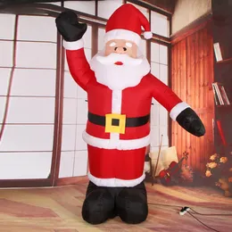 クリスマスの装飾巨大なインフレータブルサンタクロースアウトドアホームヤードガーデンデコレーションのためのクリスマスデコレーションメリークリスマスウェルカムアーチ230825