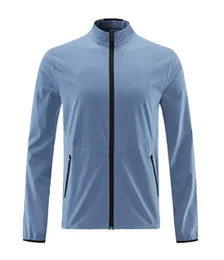 Men's Autumn/Winter Sports Coat Yoga Fitness Running Training Long Sleeve Zipper Casual Hoodie Quick Dry Coat