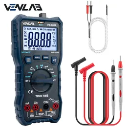 Multimetrar TRMS Stor AU-TO Digital Multimeter Auto Range Fast exakt mäter Multimetro 1000V 20A AC DC OHM HZ NCV LIVE spänningsmätare 230825