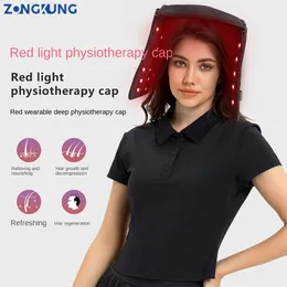 Head Massager Red Light Physiotherapy Cap AntiHair Loss Regeneration Stimulates Hair Follicles Strengthens Roots Deep Hat 230825