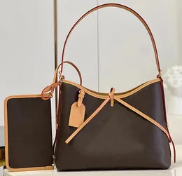 Moda carryall pm mm kadın tasarımcı omuz çantası ile çıkarılabilir fermuarlı çanta deri kadın lüks kol altı el çantası çapraz gövde hobo çanta