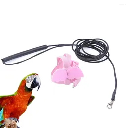 Dog Collars Bird Harness- Parrot Leash Lightweight Elastic Strap Pulling Rope Flying Supplies Harness