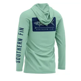 Altri articoli sportivi Felpe con cappuccio Abbigliamento da pesca da uomo T-shirt a maniche lunghe Felpa con cappuccio tecnica Camicia estiva da corsa all'aperto Pesce Camisa verde Abbigliamento da corsa 230825