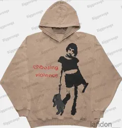 Bluzy damskie bluzy z kapturem Kobiety pełny zip goth litera drukują mężczyźni z kapturem jesień y2k grunge vintage bluza streetwearna damskie ubrania estetyczne 230825