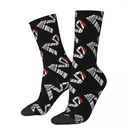 Men's Socks Hip Hop Retro N7 Tech Crazy Mass Effect Game Unisex Harajuku Pattern Printed Funny Happy Crew Sock Boys Gift