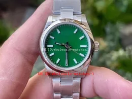 EW En İyi Teknoloji Bayanlar İzle Th-11mm Başkan Yeşil Dial 31mm 277200 Süper Ayaklı Safir ETA Otomatik Mekanik Ladys Watch Women's Watches Wristwatches