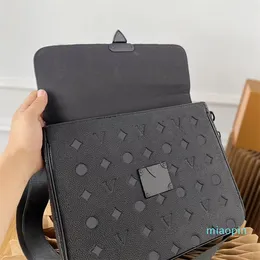 2023-designer bolsa para portátil dos homens maleta feminina bolsa carta moda couro mensageiro sacos marca de luxo cruz corpo bag313d