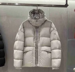 Высококачественная мозаильная дизайнерская куртка MO Winter Puffer Mens Down Mens Women Женщины, утолщающие теплое покрытие.