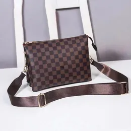 Luxurys Designer Doppelseitige Umhängetasche Mann Aktentaschen Mode Handtasche Bolsas Messenger Bag Umhängetasche Geldbörse V004
