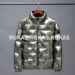 Jasna kurtka mody Modna Męska Krótka 2023 Nowa wersja koreańska stojak na obroża lekka prosta wypoczynek zagęszczony biały kaczka w dół zimowy płaszcz dla mężczyzn