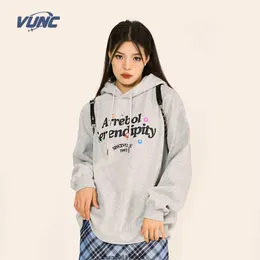 Vunc Sexless College Plush Mwater for Men and Women 2023 Autumn/Winter American Fashion Brand Hoodie