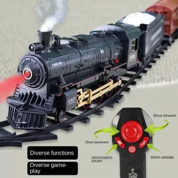 Brinquedo De Trem A Vapor Sound Light Alloy Motor Trens Mode