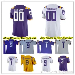 Ncaa College Football Jerseys Jayden Daniels Joe Burrow Burreaux Ja Marr Chase Garrett Nussmeier Armoni Goodwin Noah Cain Malik Nabers Brian Thomas Jr Greg Penn III