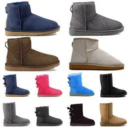 Дизайнер 2023 Hot Boots Женщины Ultra Mini Snow Boots Зимние продукты мягкая лодыжка удобная овчина сохранить теплый продвинутый дизайн 36-41