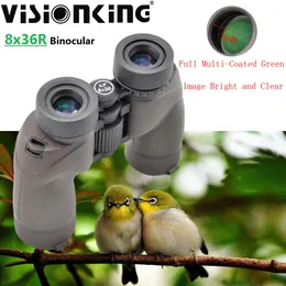 Visionking 8x36 HD 쌍안경 Porro 망원경 BAK4 FMC 야외 조류 관찰 하이킹 콘서트 장거리 강력한 스파이 글라스