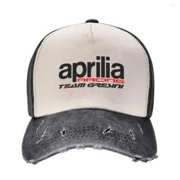 Ball Caps Baseball Cap Aprilia Motorcycle Moto Racing Team Merch Unisex Style Vintage w trudnej sytuacji dżinsowej snapback