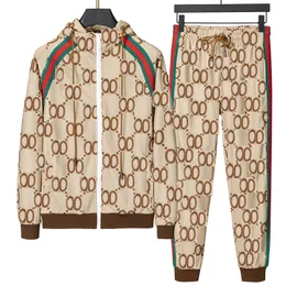 2023 Hot Mens Tracksuit Högkvalitativ bokstav Mönster Utskriftsspår Svettdräkt Mens Jackor Autumn Winter Sportswear Coat Hoodie Sweatshirt