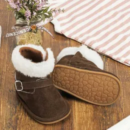 First Walkers New Baby Booties Shoes Infant Boy Girl Shoes Multicolor Winter Snow Boots anti-slip soft Rubber Sole First Walkers Crib Shoes L0826