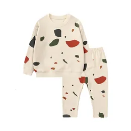 Clothing Sets Baby Clothing Set Baby Girls Clothes Set Spring born Baby Boys Clothes Sweater Pants 2Pcs Kids Pajamas Toddler Kids Clothes 220909