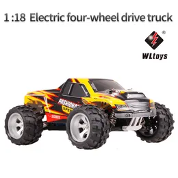 Electric RC Car Wltoys A979 A 1 18 Full Scale Remote Control Large Ben Ben Fordon Four Wheel Drive Off Road High Speed ​​Drift 230825