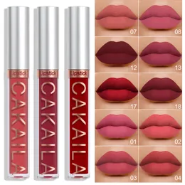 Lipstick 18 Colours Matte Lipgloss Hurtowa płynna makijaż makijaż do wargi kolor Batom długotrwały seksowny czerwony różowy nagi błyszczyk Bulk 230826